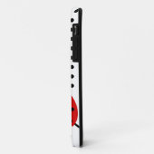 Coques Case-Mate iPhone Coccinelle personnalisée de rouge de point de (Dos/Gauche)