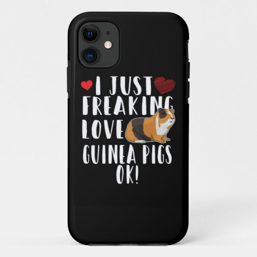Coques Case-Mate iPhone Cochon De Guinée - Je Ne Casse Pas D'Aimer Les Coc (Dos)