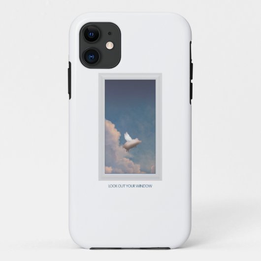 Coques Case-Mate iPhone cochon volant (Dos)