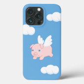 Coques Case-Mate iPhone Cochon volant - Cochon mignon avec ailes (Verso)