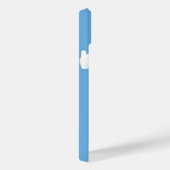 Coques Case-Mate iPhone Cochon volant - Cochon mignon avec ailes en bleu (Verso / Droite)