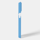 Coques Case-Mate iPhone Cochon volant - Cochon mignon avec ailes en bleu (Verso / Droite)