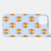 Coques Case-Mate iPhone Cochons de Guinée sur le bleu. (Verso (horizontal))