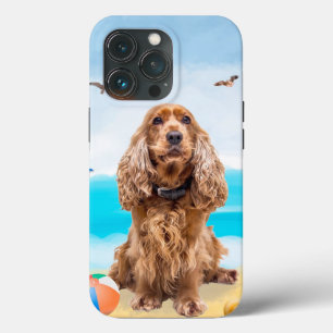 Case-Mate iPhone Case Cocker Spaniel Chien sur la plage