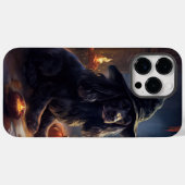 Coques Case-Mate iPhone Cocker Spaniel Citrouilles Halloween effrayant (Verso (horizontal))