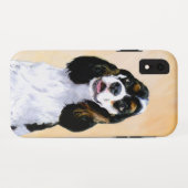 Coques Case-Mate iPhone Cocker Spaniel (Parti) Peinture - Art Chien origin (Dos (Horizontal))