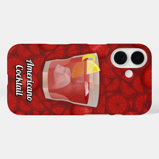 Coques Case-Mate iPhone Cocktail Americano (Verso (horizontal))