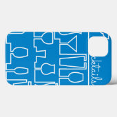 Coques Case-Mate iPhone Cocktail bleu (Verso (horizontal))