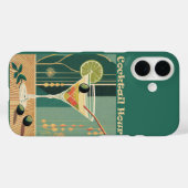 Coques Case-Mate iPhone Cocktail de l'heure Moderne du milieu du siècle Ma (Verso (horizontal))