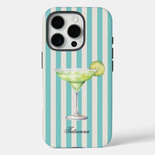 Coques Case-Mate iPhone Cocktail Margarita  (Verso)