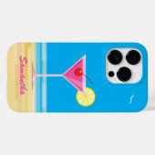 Coques Case-Mate iPhone Cocktail tropical et plage (Verso (horizontal))