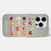 Coques Case-Mate iPhone Cocktails à gogo Monogrammés (Verso (horizontal))