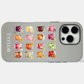 Coques Case-Mate iPhone Cocktails à gogo Monogrammés (Verso (horizontal))