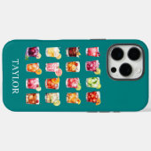 Coques Case-Mate iPhone Cocktails à gogo Monogrammés (Verso (horizontal))
