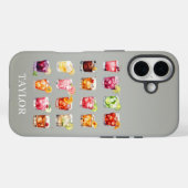 Coques Case-Mate iPhone Cocktails à gogo Monogrammés (Verso (horizontal))