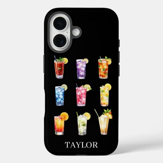 Coques Case-Mate iPhone Cocktails Cocktails Cocktails Monogrammed (Verso)