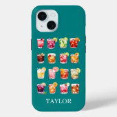 Coques Case-Mate iPhone Cocktails Galore Monogrammed (Verso)