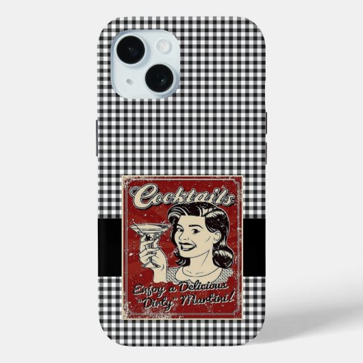 Coques Case-Mate iPhone Cocktails Retro (Verso)