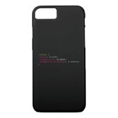 Coques Case-Mate iPhone Codage Ninja (Dos)