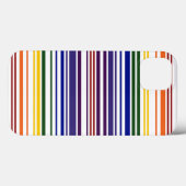 Coques Case-Mate iPhone Code barre double arc-en-ciel (Verso (horizontal))