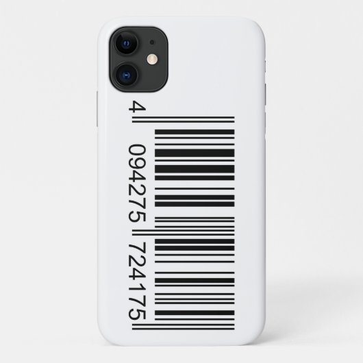 Coques Case-Mate iPhone Code-barres très amusant (Dos)