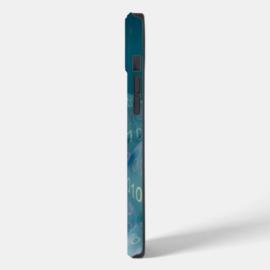 Coques Case-Mate iPhone code binaire, homme et communications numériques (Verso / Gauche)