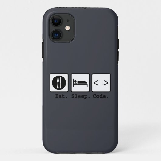 Coques Case-Mate iPhone code de sommeil manger Nerd (Dos)