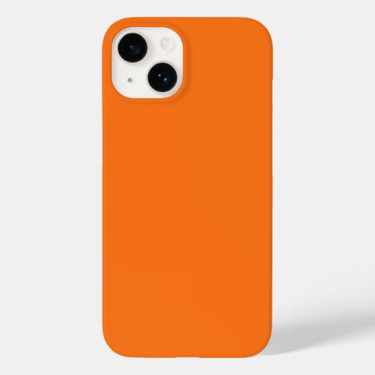 Coques Case-Mate iPhone Code hexadécimal citrouille FF7518 (Verso)