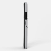 Coques Case-Mate iPhone Code QR minimal simple ajouter un logo nom de code (Dos/Droite)