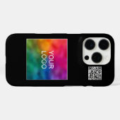 Coques Case-Mate iPhone Code QR moderne élégant Téléchargez votre propre l (Verso (horizontal))