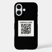 Coques Case-Mate iPhone Code QR modifiable et conception simple personnali (Verso)