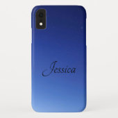 Coques Case-Mate iPhone Code QR noir élégant et élégant (Dos)