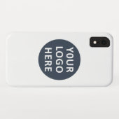 Coques Case-Mate iPhone Code QR noir élégant et élégant (Dos (Horizontal))