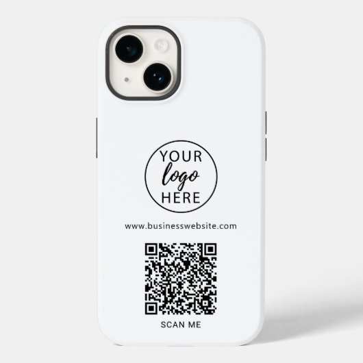 Coques Case-Mate iPhone Code QR professionnel personnalisé (Verso)