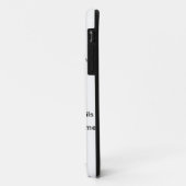 Coques Case-Mate iPhone Code QR simple pour entreprise de fruits d'ananas (Dos/Gauche)