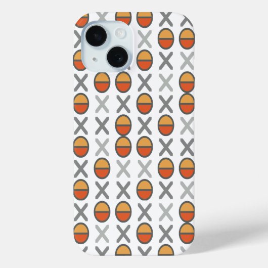 Coques Case-Mate iPhone CODE String rouge jaune sur n'importe quelle coule (Verso)