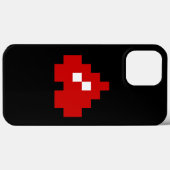 Coques Case-Mate iPhone Coeur à 8 bits Pixel (Verso (horizontal))