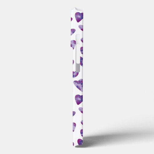 Coques Case-Mate iPhone Coeur aquarelle (Verso / Gauche)