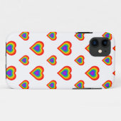 Coques Case-Mate iPhone Coeur arc-en-ciel (Dos (Horizontal))