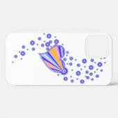 Coques Case-Mate iPhone Coeur arc-en-ciel avec étoiles (Verso (horizontal))
