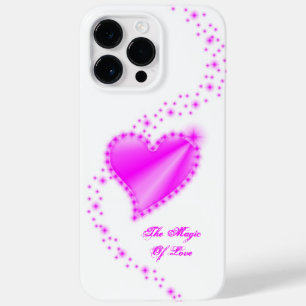 Coque Pour Pour iPhone 14 Pro Max Coeur arc-en-ciel avec étoiles, La magie de l'amou