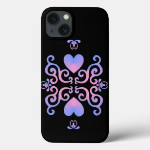 Case-Mate iPhone Case Coeur arc-en-ciel et Lily