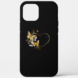 Case-Mate iPhone Case Coeur aux papillons d'or