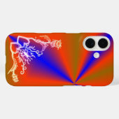 Coques Case-Mate iPhone Cœur avec fleur et papillon (Verso (horizontal))