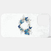 Coques Case-Mate iPhone Coeur bijoux avec papillons Morpho (Verso / Droite)