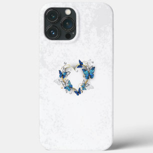 Case-Mate iPhone Case Coeur bijoux avec papillons Morpho