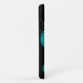 Coques Case-Mate iPhone Coeur bleu, Amour, Romance, Saint Valentin (Dos/Droite)