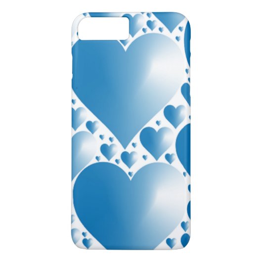 COQUES Case-Mate iPhone COEUR BLEUE (Dos)