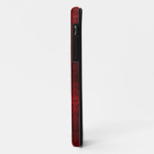 Coques Case-Mate iPhone Coeur damassé rouge (Dos/Gauche)