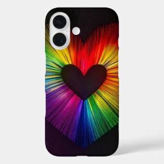 Coques iPhone 16 Coeur d'amour